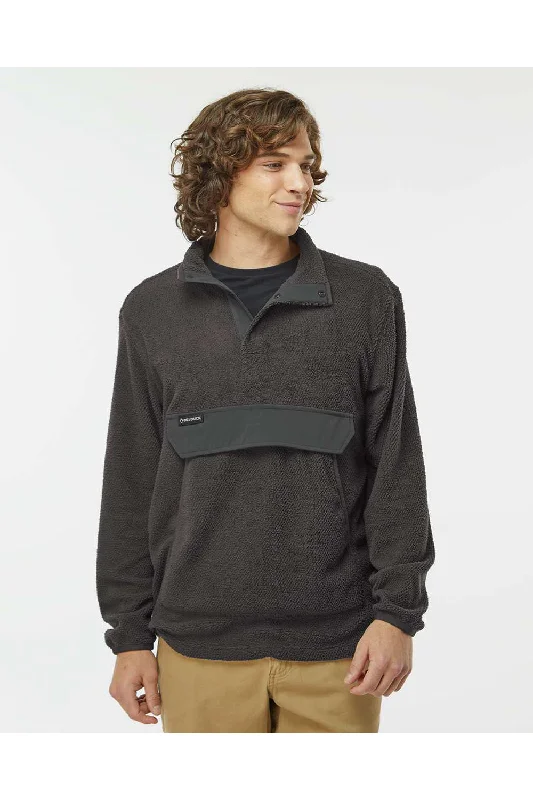 Dri Duck Mens Timber Mountain Anti Static Fleece Sweatshirt - Charcoal Grey - NEW