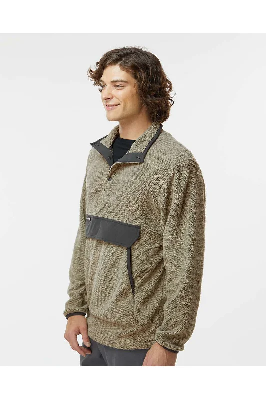 Dri Duck Mens Timber Mountain Anti Static Fleece Sweatshirt - Moss - NEW