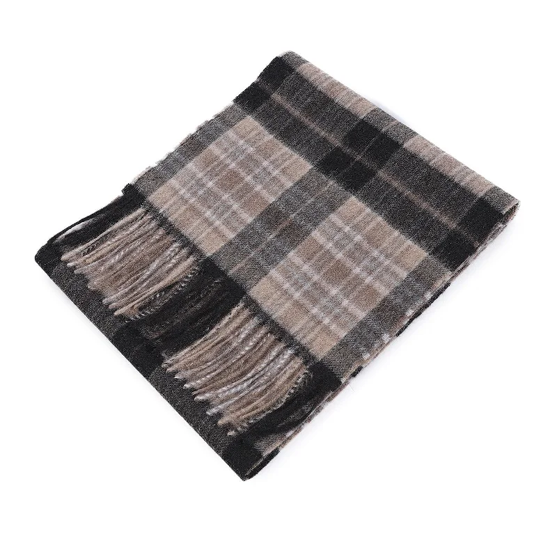 Edinburgh Cashmere Scarf Mackellar Black