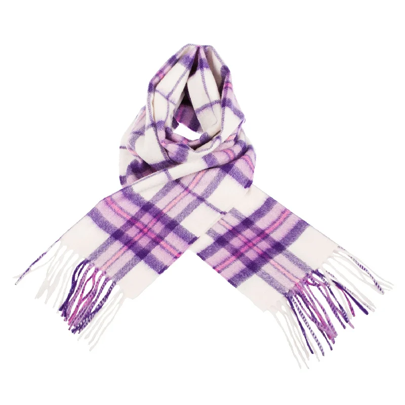 Edinburgh Cashmere Scarf  Thomson Purple