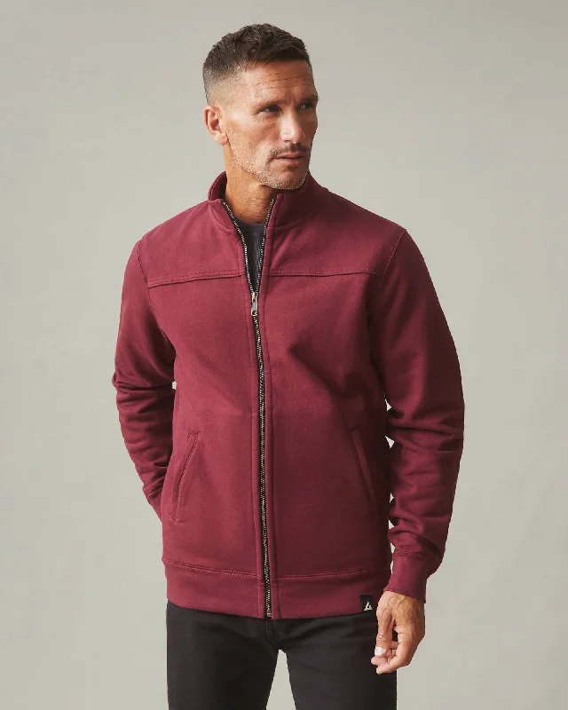 Moto Full Zip - Zinfandel