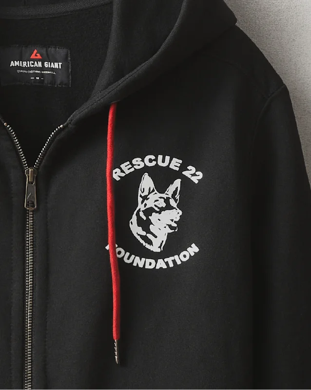 Rescue 22 Classic Full Zip - Black