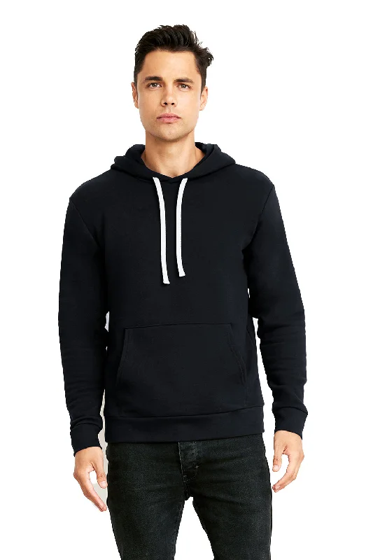 Next Level Mens Fleece Hooded Sweatshirt Hoodie - Midnight Navy Blue