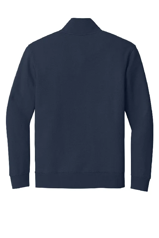 Nike Mens Club Fleece 1/4 Zip Sweatshirt - Midnight Navy Blue