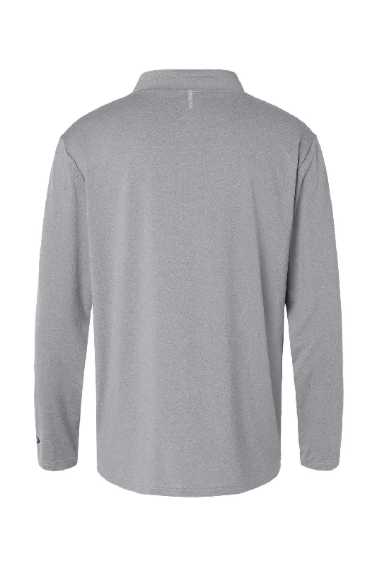 Oakley Mens Team Issue Podium 1/4 Zip Sweatshirt - Heather Granite Grey - NEW