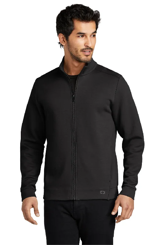 Ogio Mens Bolt Full Zip Sweatshirt - Blacktop