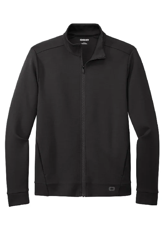 Ogio Mens Bolt Full Zip Sweatshirt - Blacktop