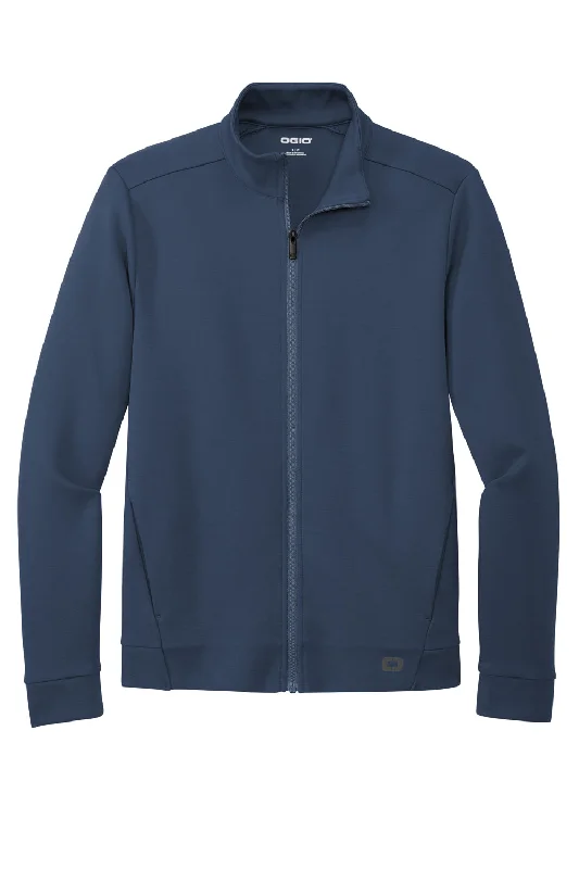 Ogio Mens Bolt Full Zip Sweatshirt - Strike Blue