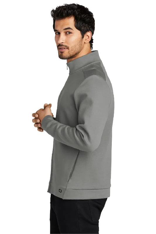 Ogio Mens Bolt Full Zip Sweatshirt - Turbo Grey