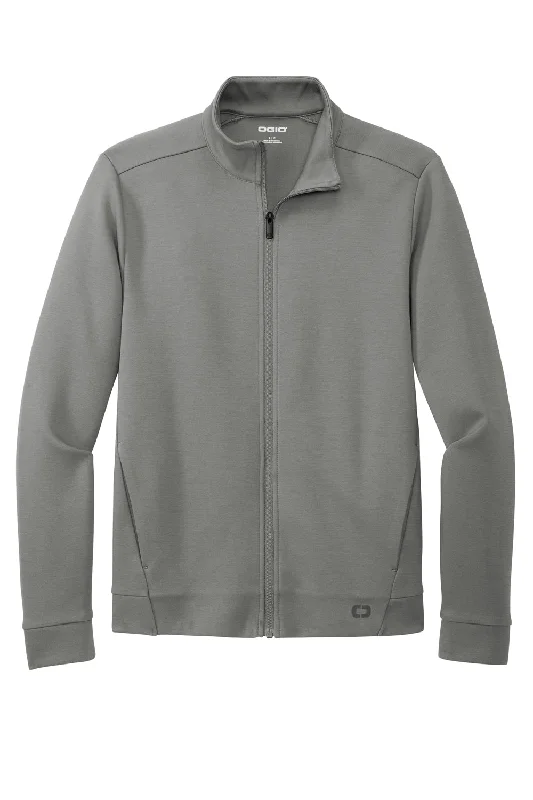 Ogio Mens Bolt Full Zip Sweatshirt - Turbo Grey