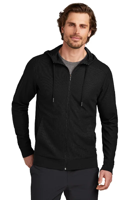 Ogio Mens Revive Full Zip Hooded Sweatshirt Hoodie - Blacktop