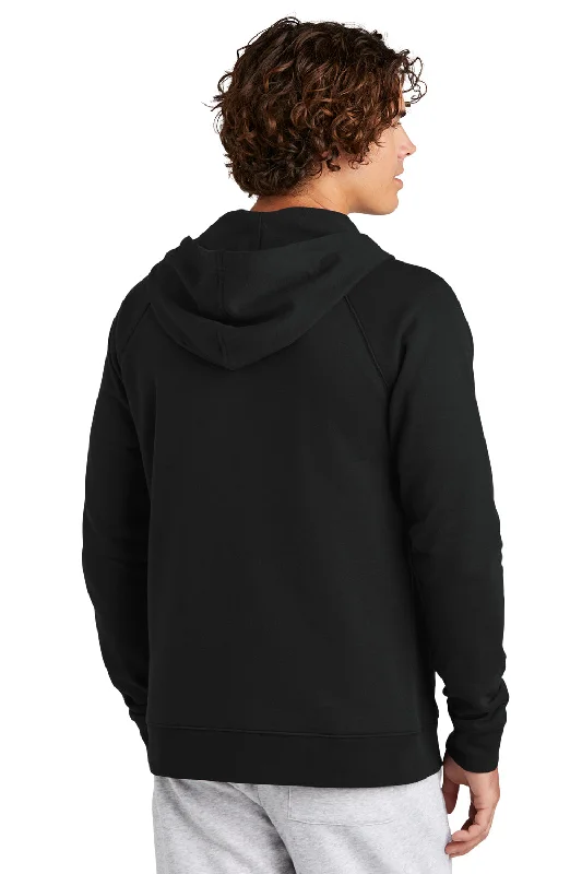 Sport-Tek Mens Drive Fleece Full Zip Hooded Sweatshirt Hoodie - Black