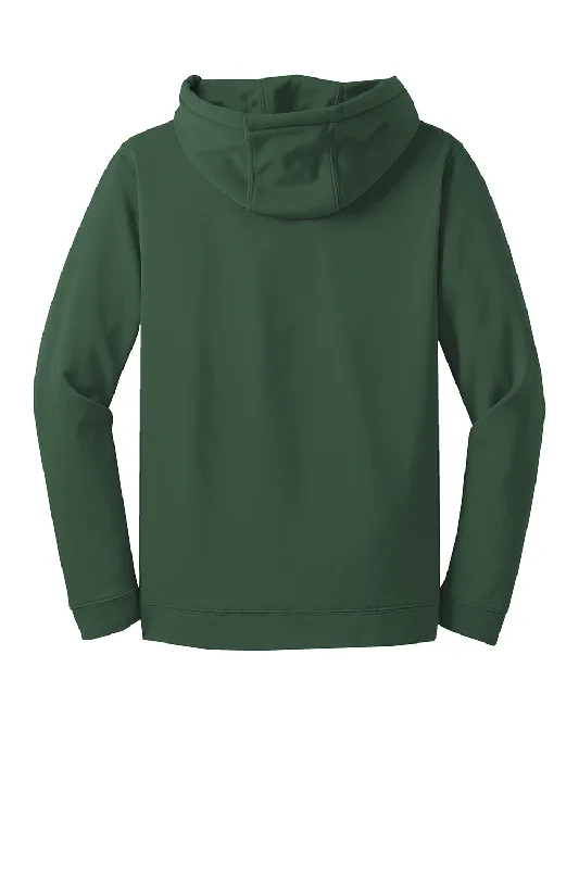 Sport-Tek Mens Sport-Wick Moisture Wicking Fleece Hooded Sweatshirt Hoodie - Forest Green