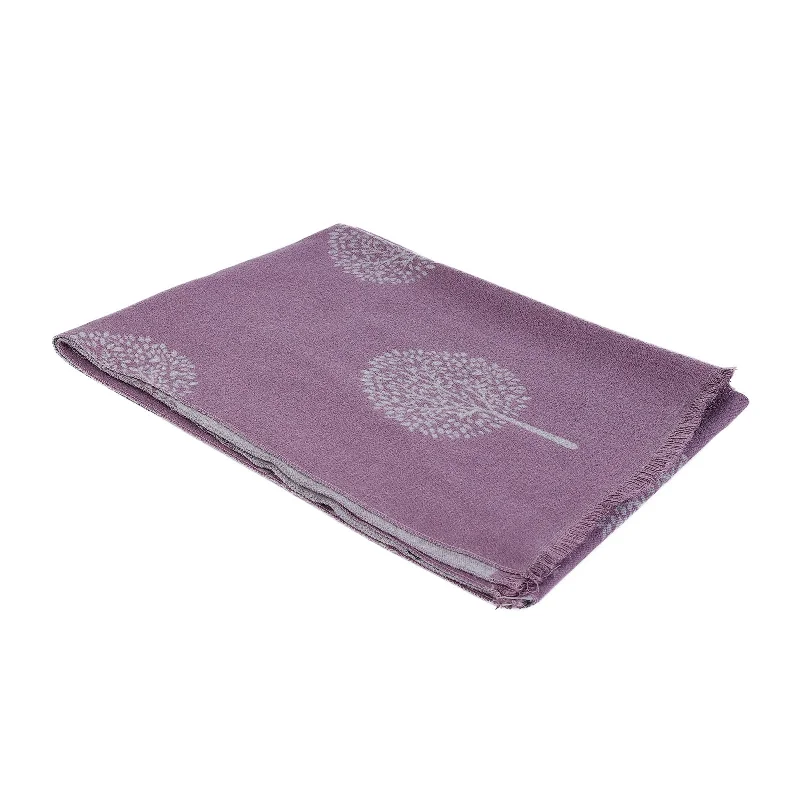 Super Soft Tree Of Life Scarf Purple