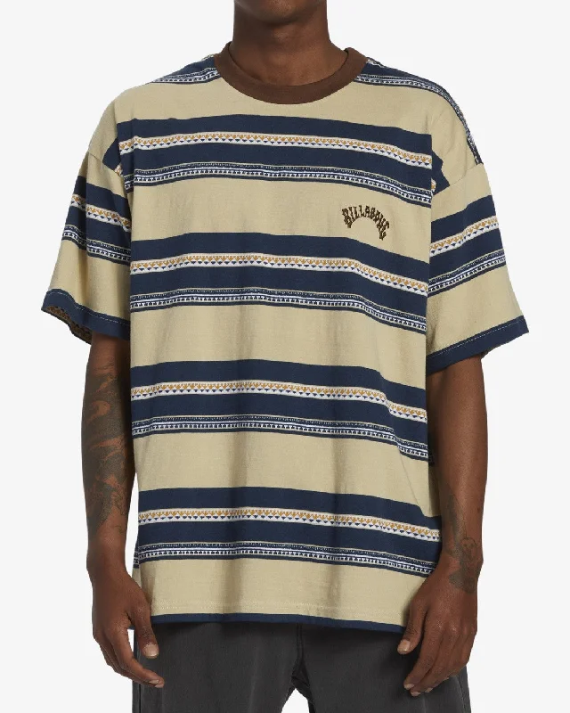 Billabong Men's Knits Tops Yarn Dye Stripe Crew Neck