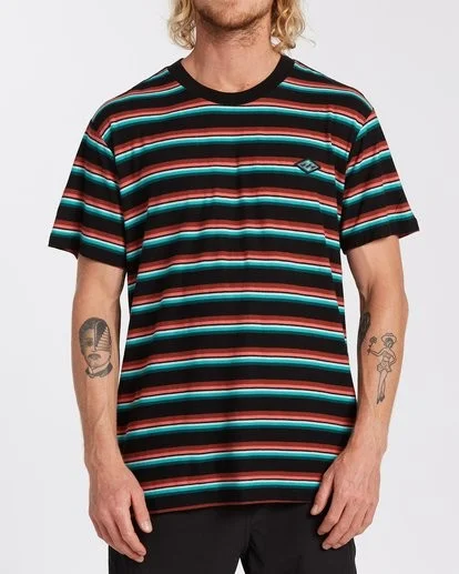 Billabong Men's Knits Tops Crew Neck Polo Yarn Dye Stripe