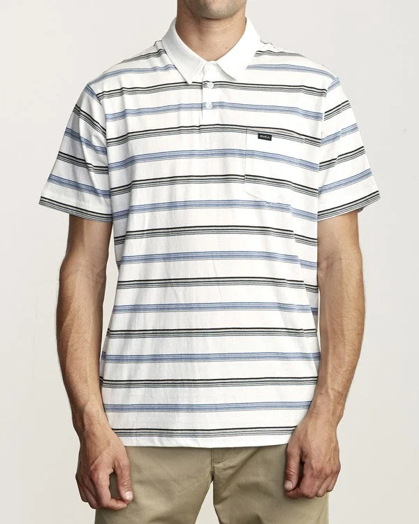 RVCA Men's Knits Tops Striped Polo