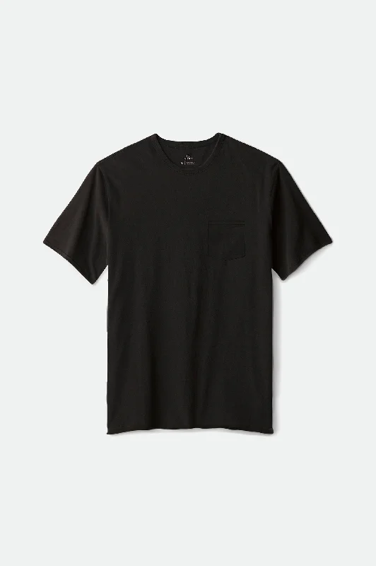 Premium Cotton S/S Pocket T-Shirt - Black