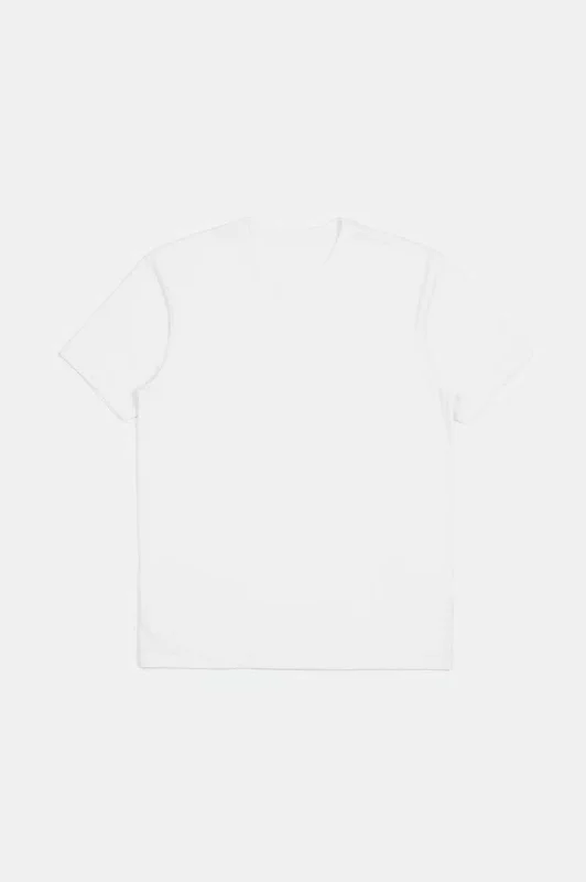 Premium Cotton S/S Tailored T-shirt - White