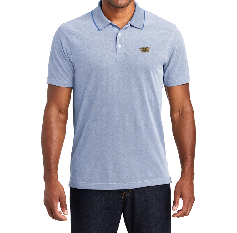 Trident Royal Poly Oxford Pique Polo