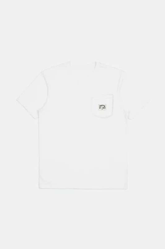 Woodburn S/S Tailored Pocket T-shirt - White