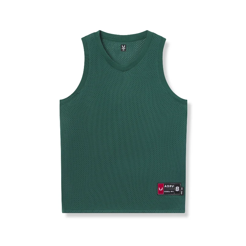 0990. Ion-Mesh Basketball Jersey - Forest Green