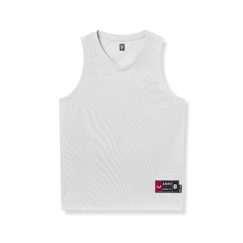 0990. Ion-Mesh Basketball Jersey - White