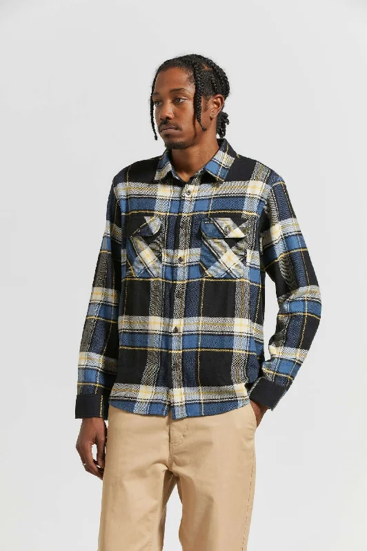 Bowery L/S Flannel - Joe Blue Plaid