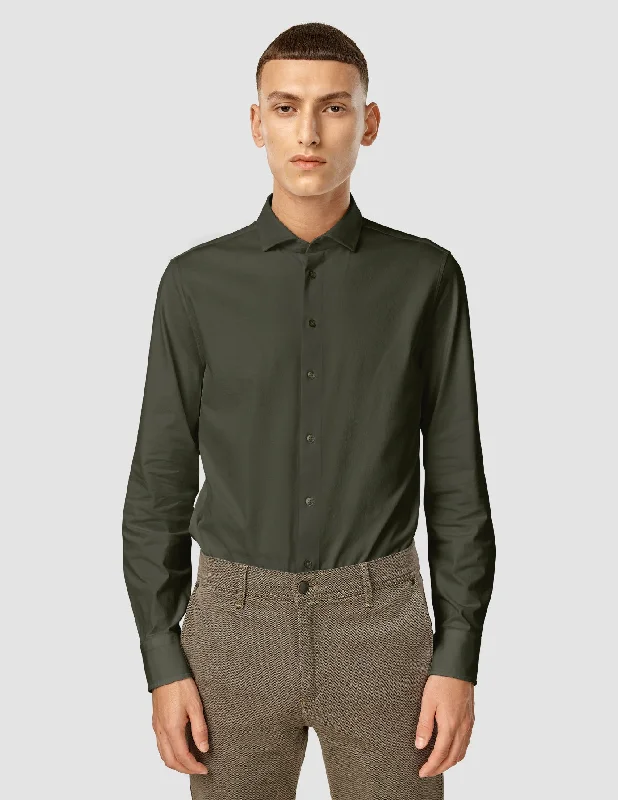 Classic Shirt Regular Nightfall Green