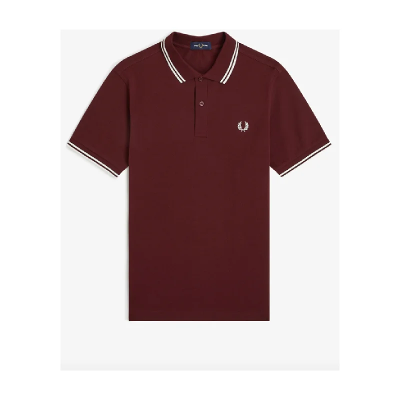 Fred Perry - M3600 Oxblood Twin Tipped - Polo