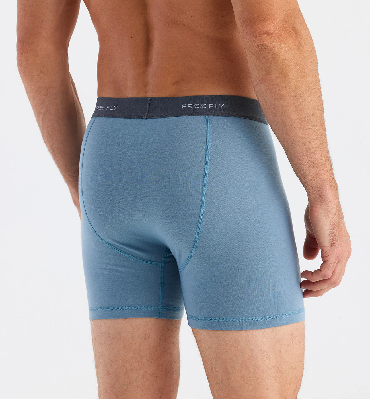 Men's Elevate Boxer Brief - Blue Fog