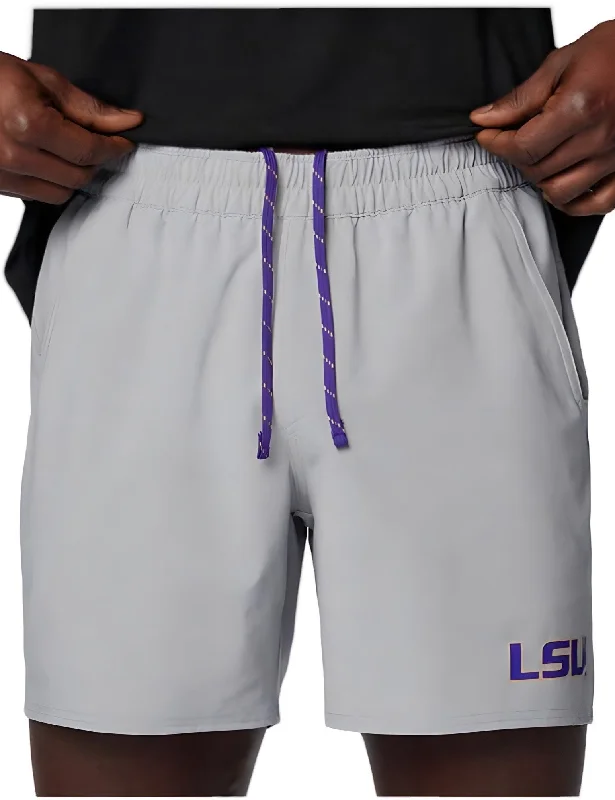 LSU Tigers Columbia Men's Terminal Roamer Stretch Short