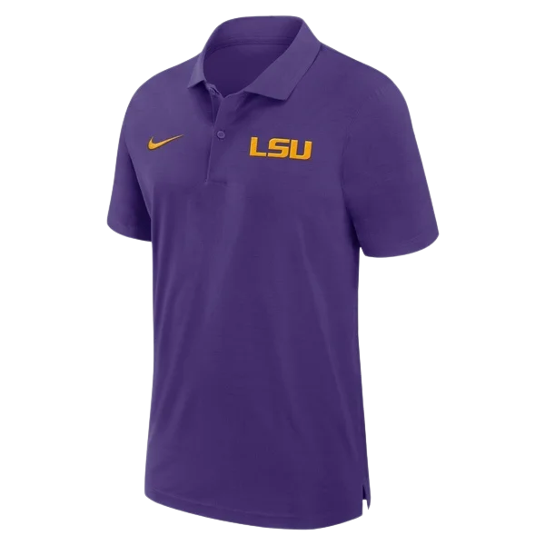 LSU Tigers Nike Men's Polo Coaches Sideline Woven