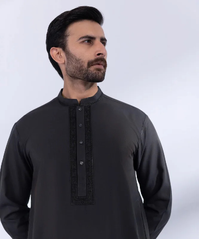 Embroidered Wash & Wear Kurta