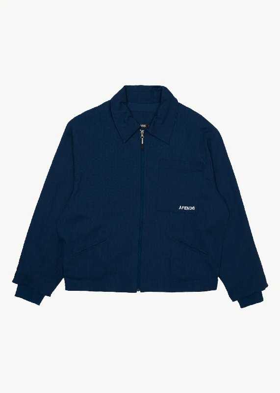 AFENDS Mens Oracle - Carpenter Jacket - Navy