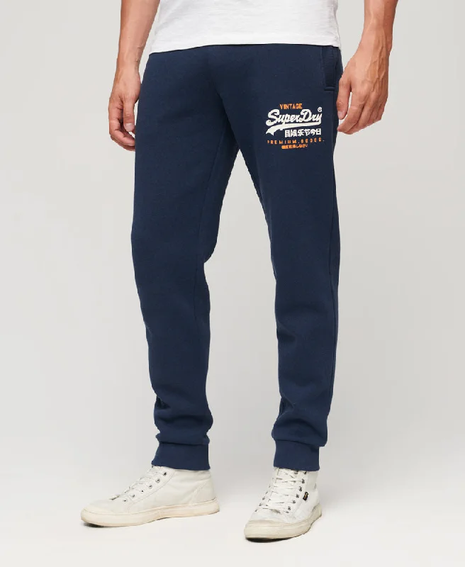 Classic Vintage Logo Heritage Joggers | Midnight Blue