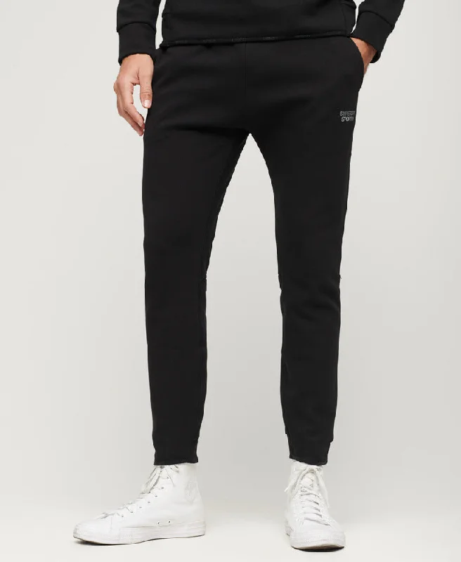 Sport Tech Tapered Joggers | Black