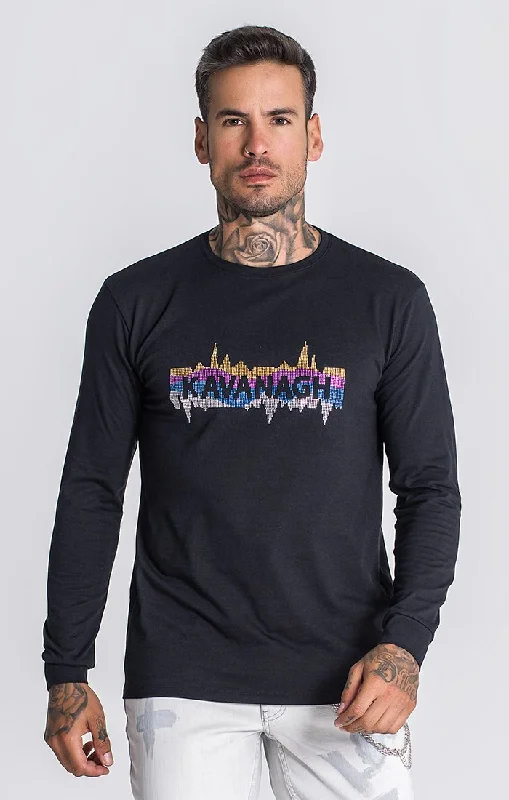 Black Alive Long Sleeve Tee