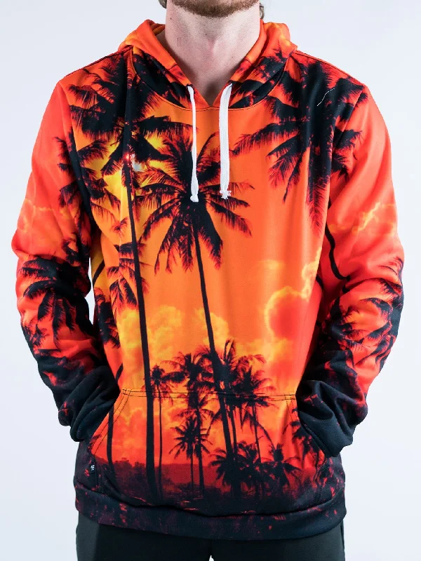 Palm Tree Sunset Unisex Hoodie