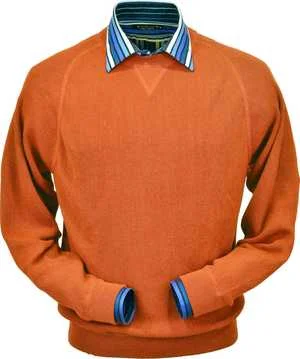 Peru Unlimited - Baby Alpaca Sweatshirt in Orange